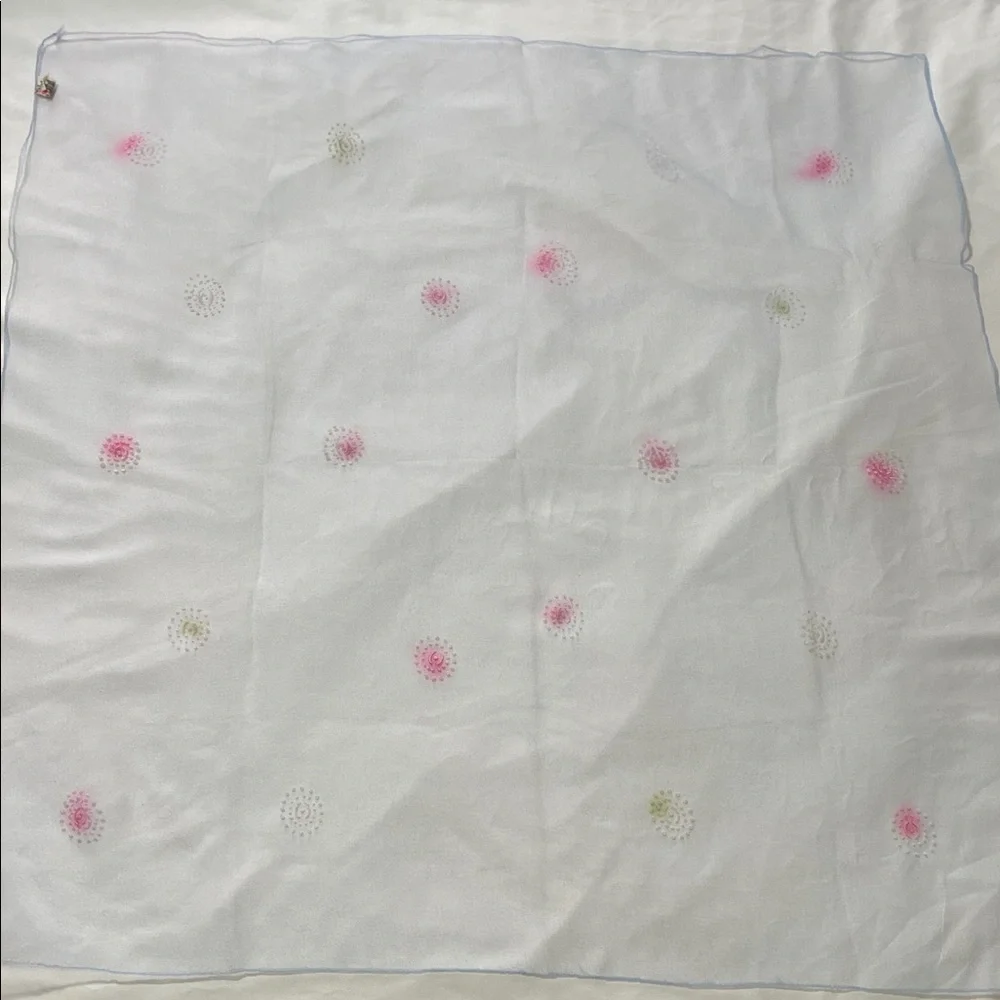 Vintage Lot of 4 100% Nylon Scarf